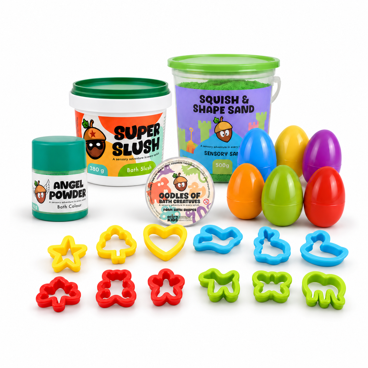 Sensory Play Hamper - Green