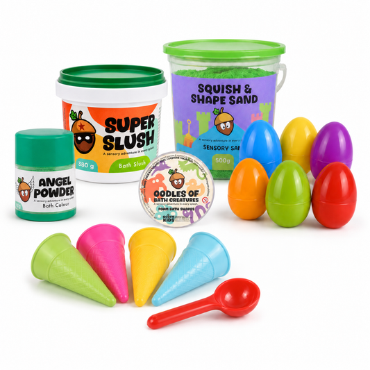 Sensory Play Hamper - Green