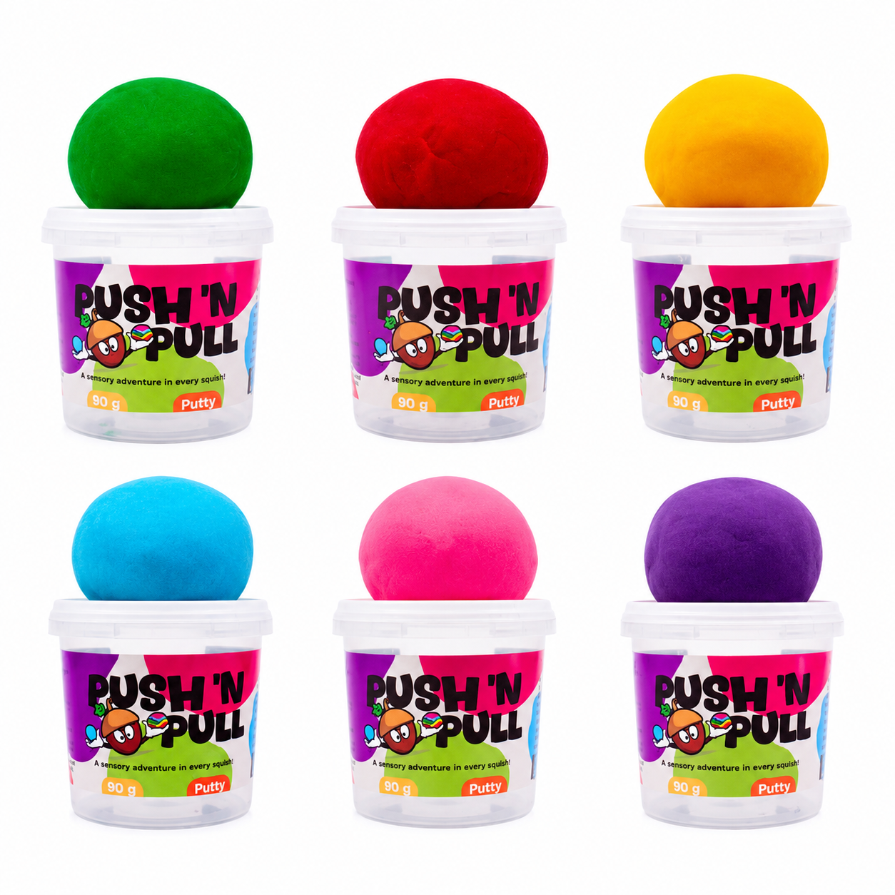 Push ‘n Pull Multipack of 6