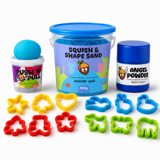 Sensory Play Hamper - Blue