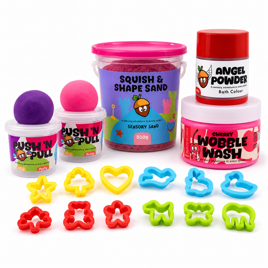 Sensory Play Hamper - Pink