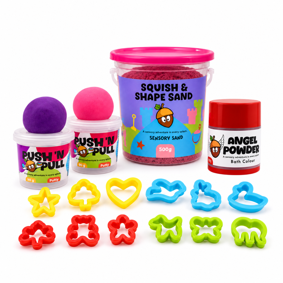 Sensory Play Hamper - Pink